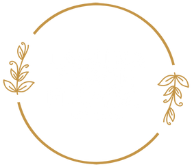Laguna Beach Florist logo white, gold and black
