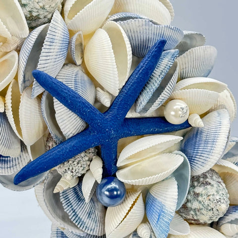Coastal Seashell Wreath - Laguna Beach Florist 