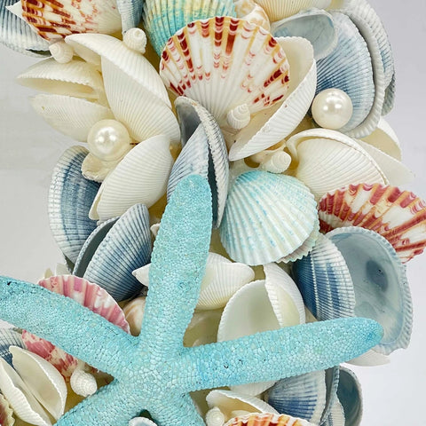 Coastal Seashell Wreath - Laguna Beach Florist 