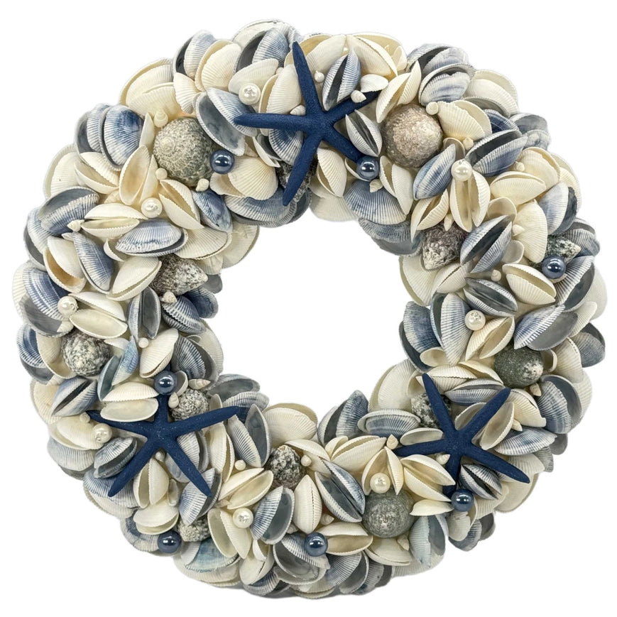 Coastal Seashell Wreath - Laguna Beach Florist 