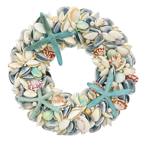 Coastal Seashell Wreath - Laguna Beach Florist 