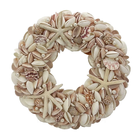 Coastal Seashell Wreath - Laguna Beach Florist 