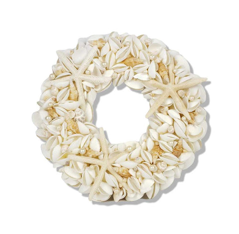 Coastal Seashell Wreath - Laguna Beach Florist 